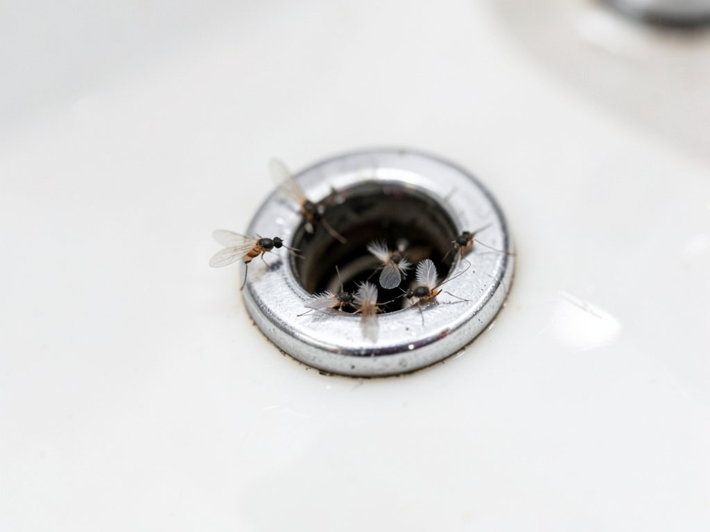 Getting rid of those annoying drain flies in your