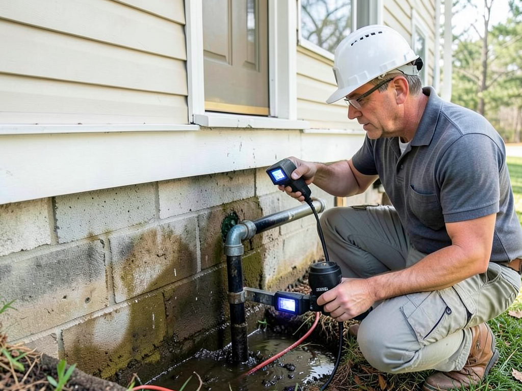 How a small pipe leak can damage the foundation of