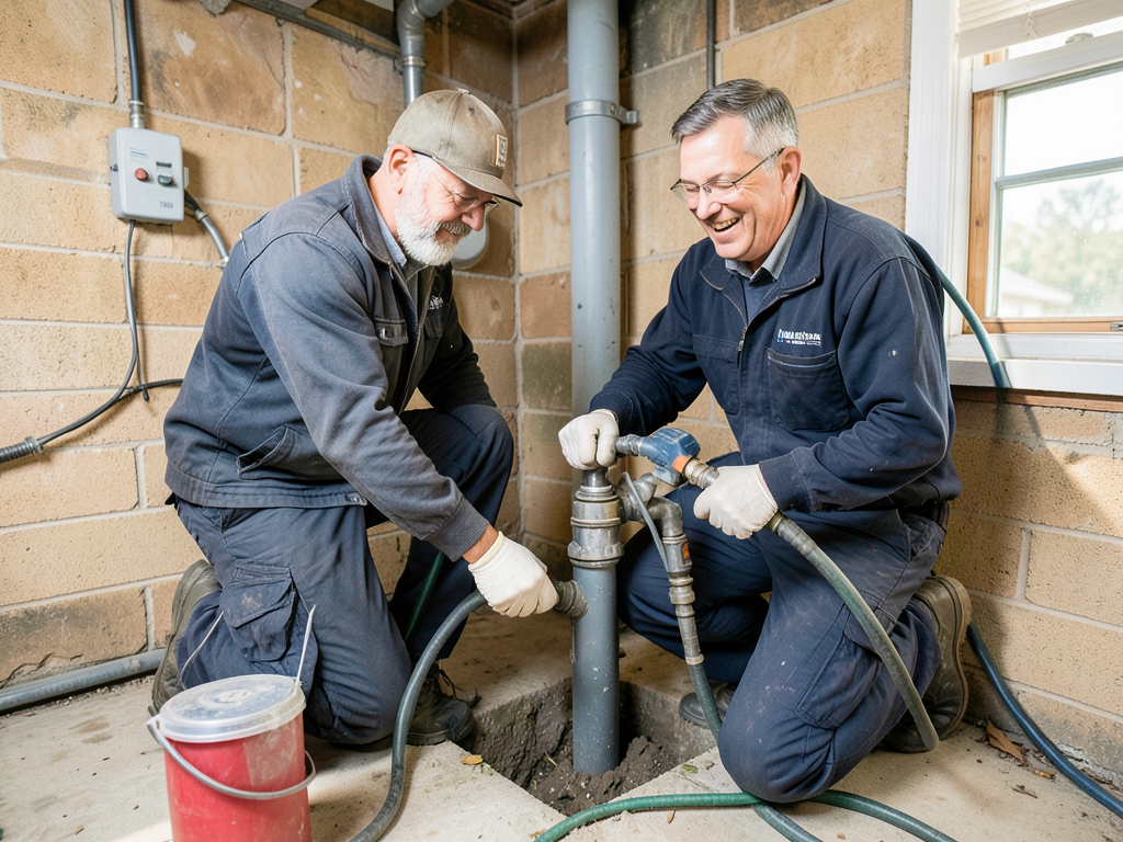 Hydro jetting services to clear major blockages in