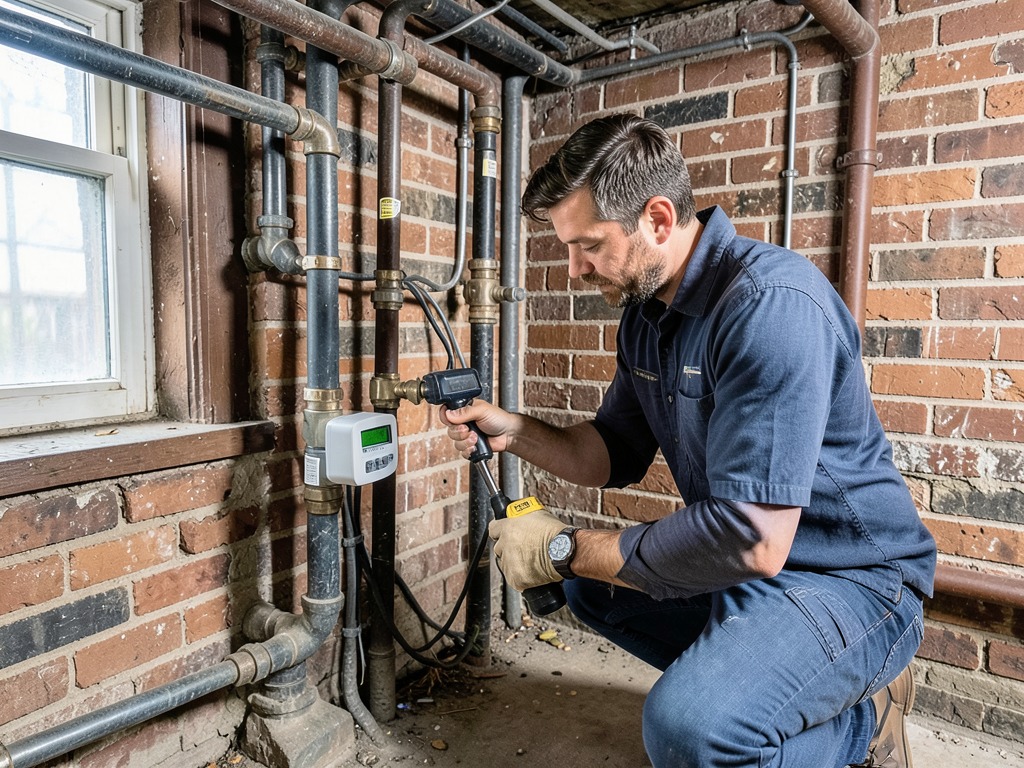 Installing a smart water shutoff valve to protect