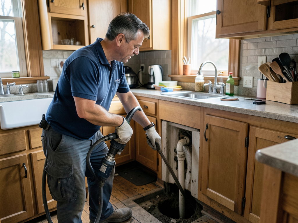 Professional drain cleaning services to clear stub