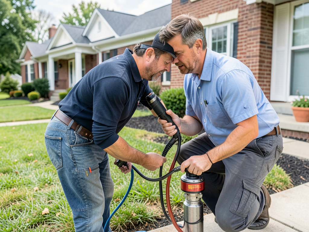 Reliable main water line repair for pikesville res