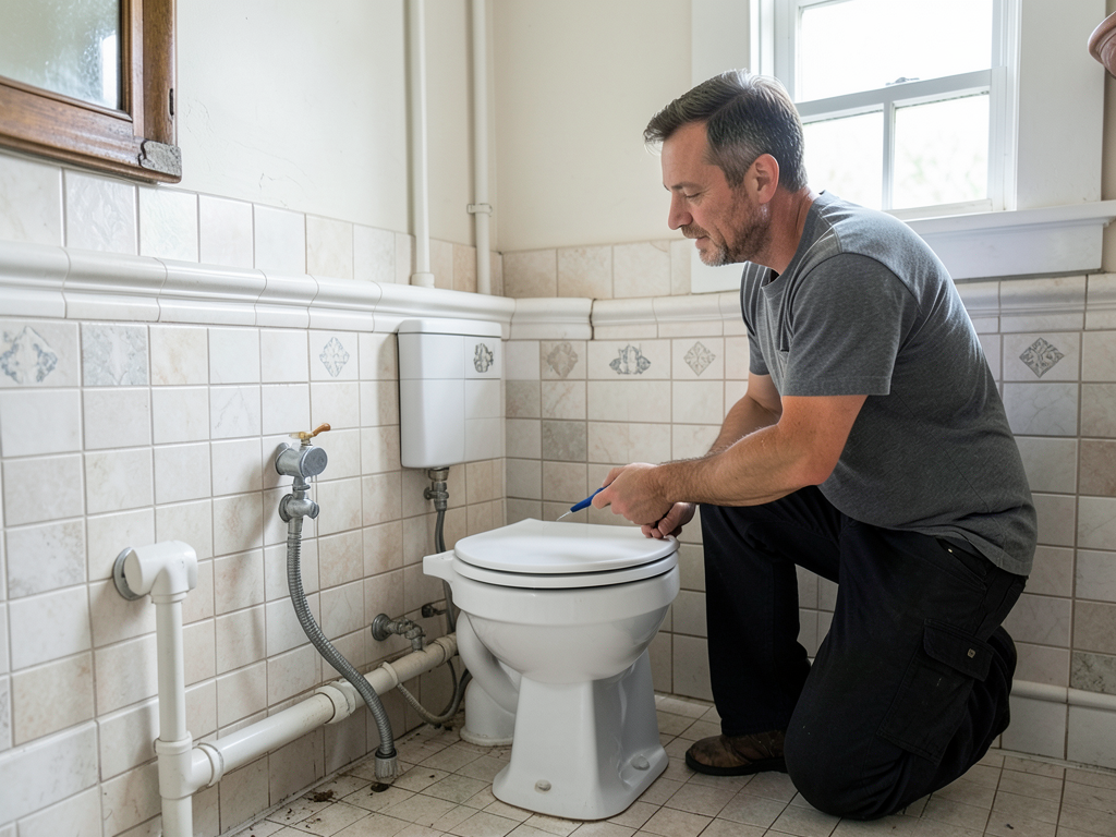 Toilet repair and replacement services for homes i